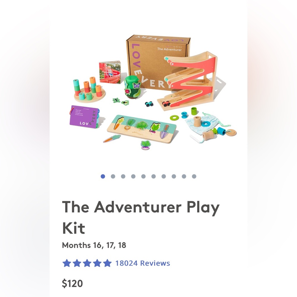Lovevery Adventurer Play Kit for Months 16-18